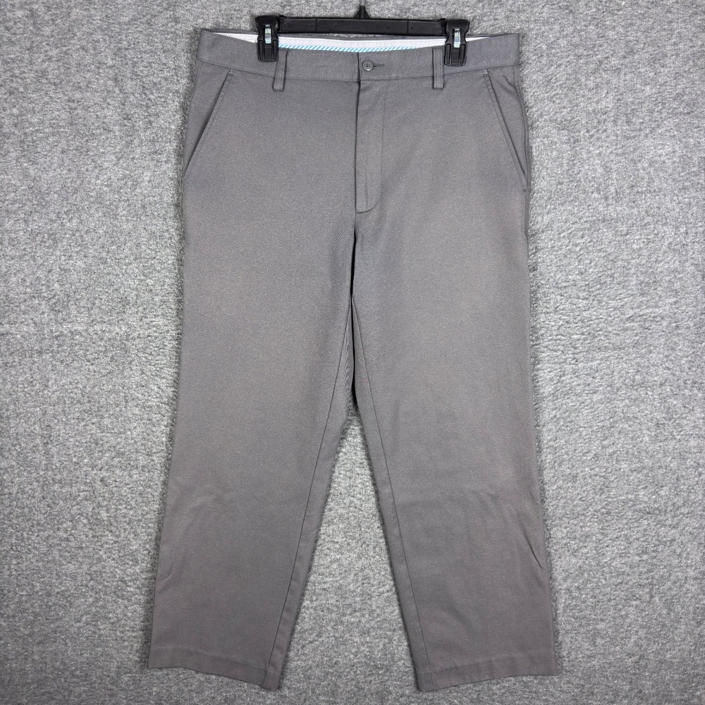 FootJoy Golf Pants Mens 34x30 Grey Performance Stretch Chino Trousers